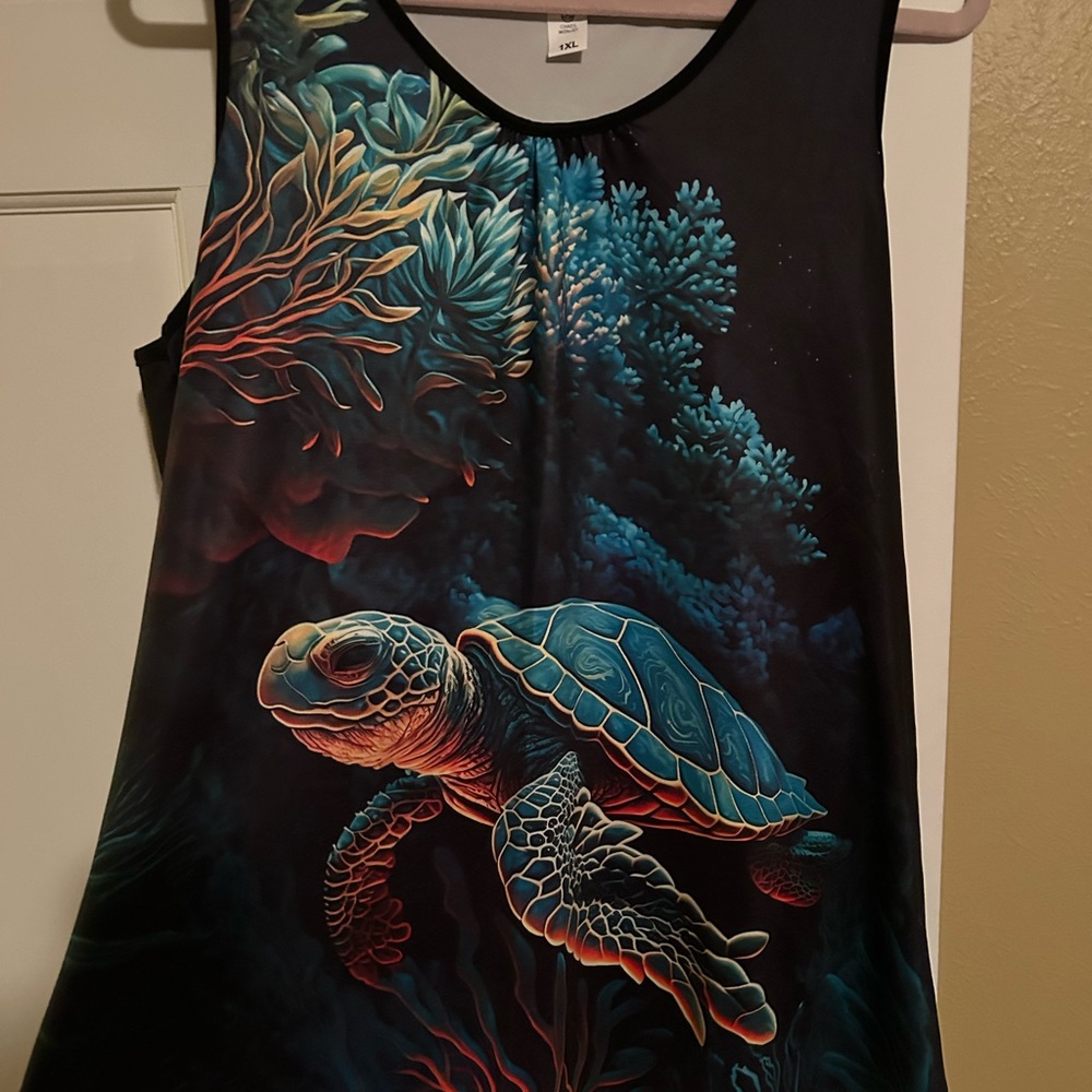Women's Ocean-Themed Tank Top